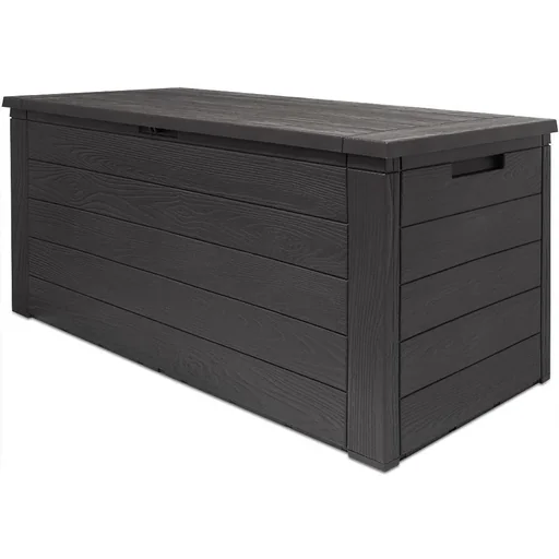 "Aufbewahrungsbox anthrazit 120 x 46 x 57cm - Outdoor - Geeignet für Terrasse, Balkon und Garten image"