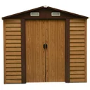 Geräteschuppen in Holzmaserungsimitat