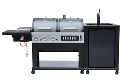 3 in 1 Kombi-Grill mit Bierkühler und Zapfanlage