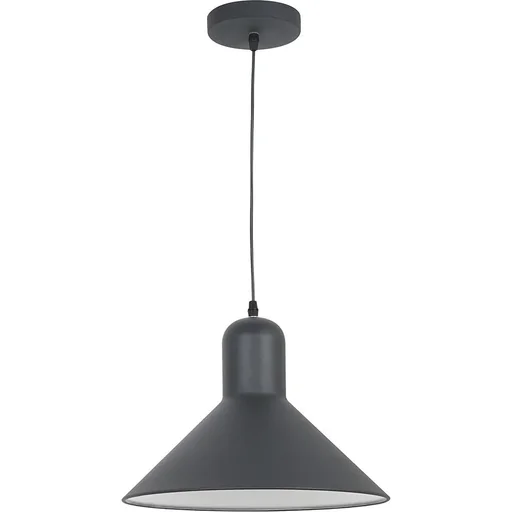 "Hängeleuchte Deckenstrahler Industrie Vintage E27 40W Küche Bar Metall schwarz ?34,5 x H28 cm (ohne Birne) image"