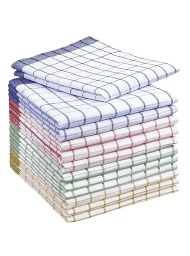 "Geschirrhandtücher Karo 12er Set image"