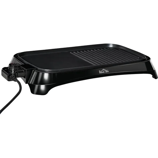"Elektrogrill Tischgrill elektrisch mit Regelbarer Thermostat Antihaftbeschichtete Grillplatte 1600 W BBQ Tisch Grill Tep image"