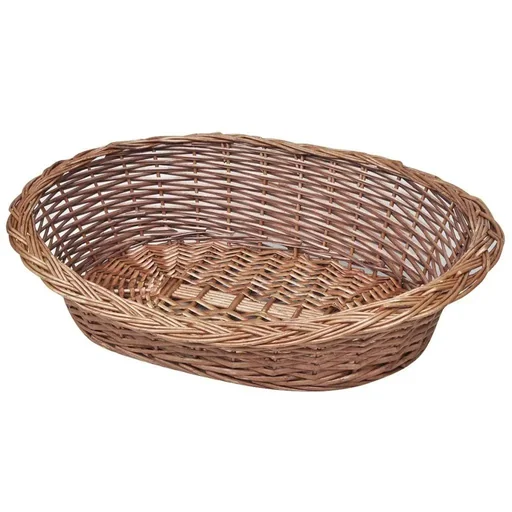 "Hundekorb / Haustierbett natur 70 cm Weide image"