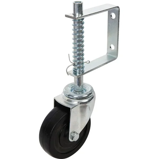 "Fixman Zaunlenkrolle unter Federdruck 100 mm, 57 kg image"