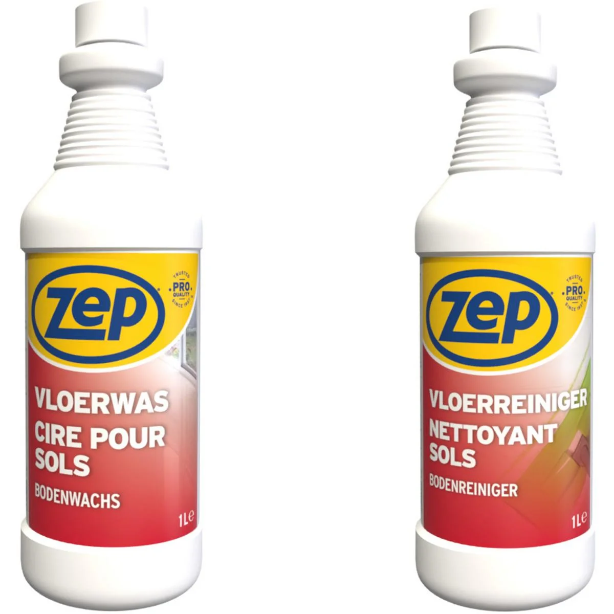 Bodenreiniger - 1L UND Bodenwachs - 1L
