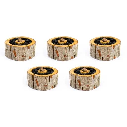 "5 Stück Ecogrill Größe XL 24x24cm - ökologischer Einweggrill / umweltfreundlicher Einweggrill - Einmalgebrauch image"