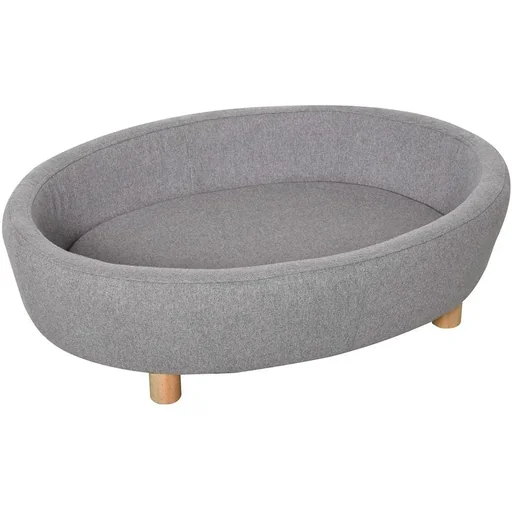 "Haustiersofa für Hunde und Katzen dunkelgrau image"