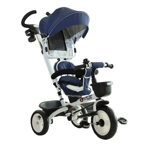 "4-in-1 Kinderdreirad mit Sonnendach image"