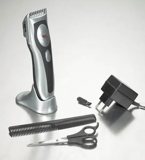 "Professioneller Haarschneider mit Keramik-Schneiden, mit Ladestation, Kamm und Reinigungsbürste image"