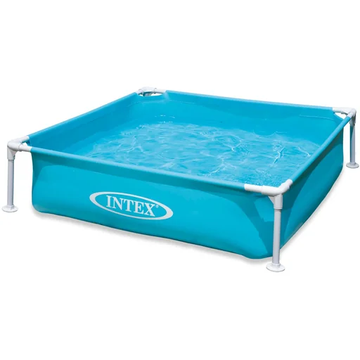 "Baby-Boden-Pool mit Rahmen-Blau image"