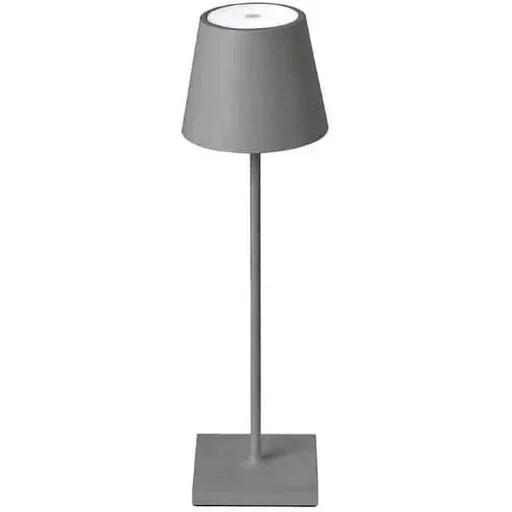 "VT-7703 Tischleuchte - 3000K - Dimmbar über Touch - Wiederaufladbar - Grau image"