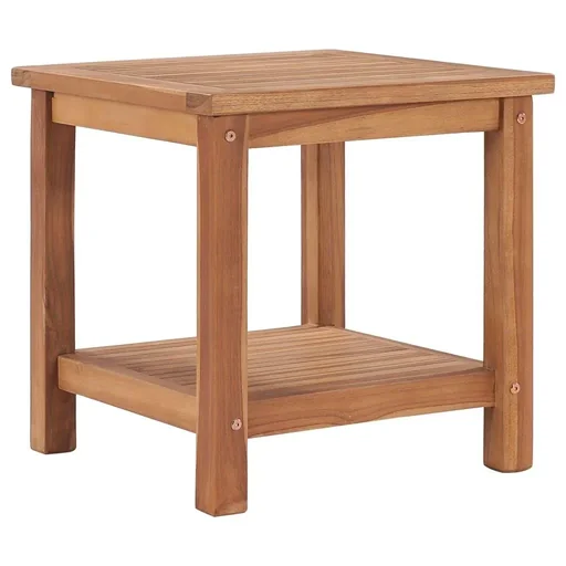 "Couchtisch 45x45x45 cm massiv Teak image"