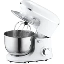 elektrisches Handmixer-Set 2-in-1 Handrührer mit Tischständer 5,5 L-Rührschüssel 1200 W 6 Geschwindigkeiten + Impuls-Mod