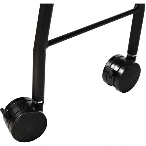 "Holzkohle Grillwagen Standgrill BBQ Grill Zypern mit Drehspieß höhenverstellbar Grillrost Edelstahl Schwarz 85 x 36 x 90 image"