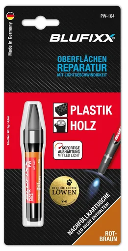 "Ersatz-Kartusche 5 g für Reparaturstift Plastik und Holz, rotbraun image"