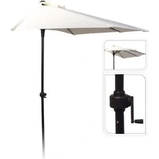 "Pro Garden Balkon Sonnenschirm - Half Ro image"