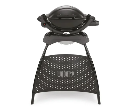 "Gasgrill Q 1000 Stand, black, ohne Seitentische image"