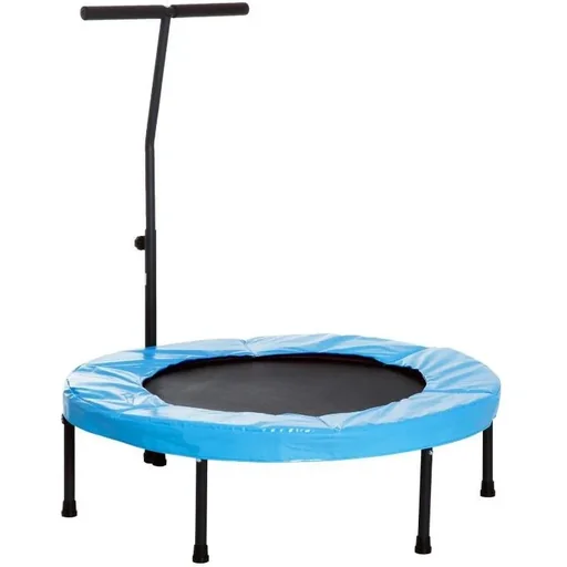 "Gartentrampolin mit Haltegriff H92-108cm Blau image"