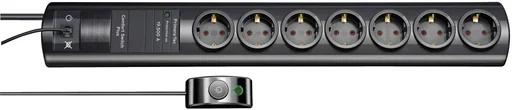 "Steckdosenleiste 7-fach Primera-Tec Comfort Switch Plus mit Überspannungsschutz 19500 A image"