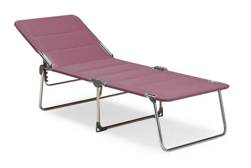 "3-Bein-Liege "Young Collection" - silber/lila image"