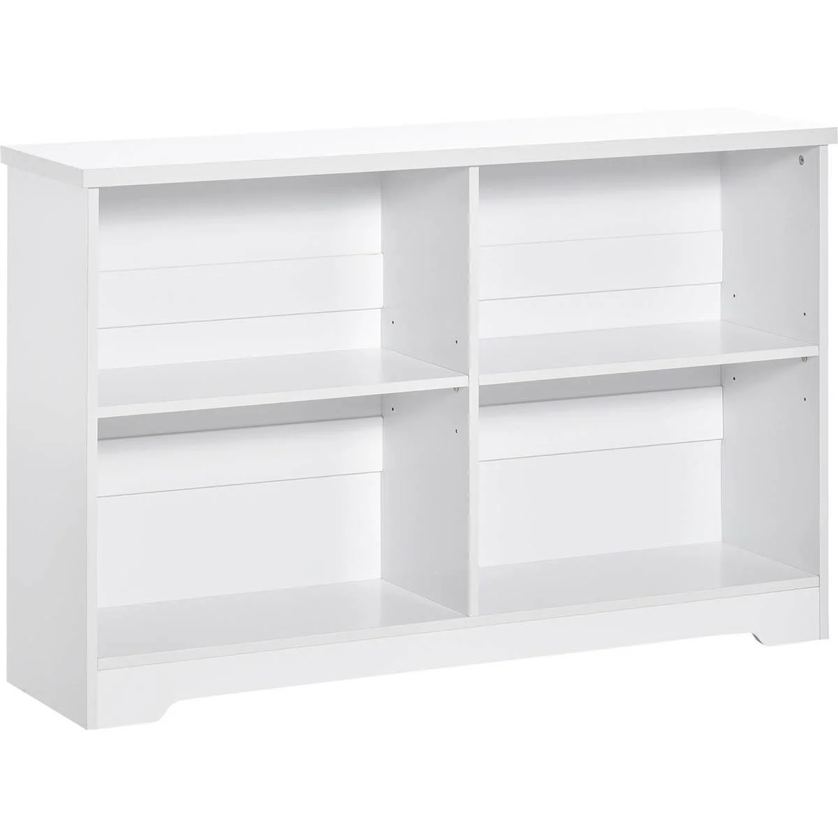 Bücherregal - Weiß - 118 x 29,5 x 76,5 cm