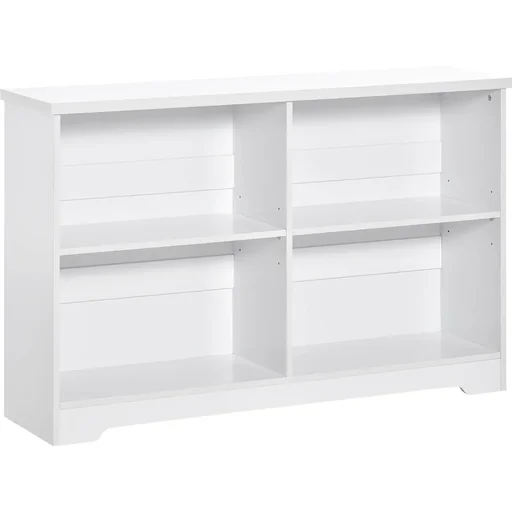"Bücherregal - Weiß - 118 x 29,5 x 76,5 cm image"