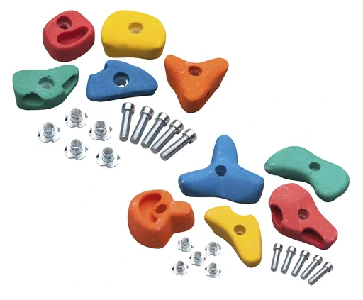 "Klettergriffe 5 Stück in Bunt, Größe L image"