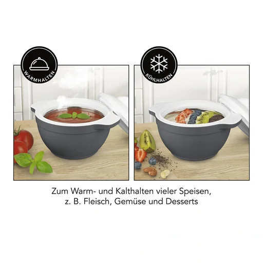 "Thermoschüssel-Set mit Deckel, 6-teilig image"