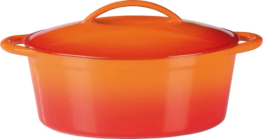 "Ovaler Bräter 33 cm Orange Shadow image"