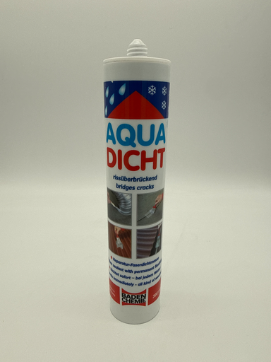 "Aqua Dicht 300 ml - streichbare, elastische Reparatur Dichtmasse, Farbe Grau image"
