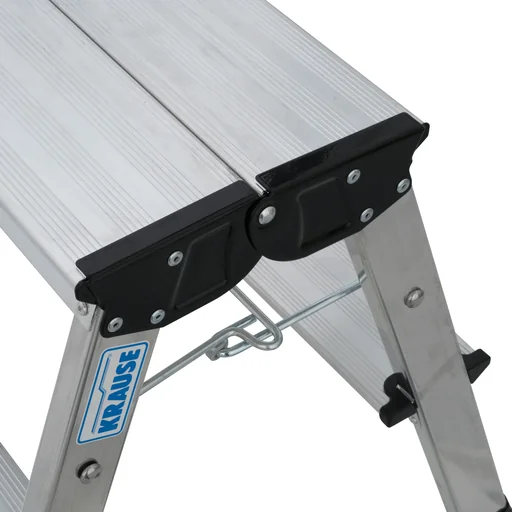 "„ROLLY“ DOPPEL-KLAPPTRITT ALU NATUR 2x2 STUFEN image"