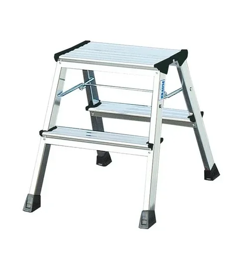 "Alu Doppel-Klapptritt, 2x2 Stufen für mehr Sicherheit im Haushalt image"