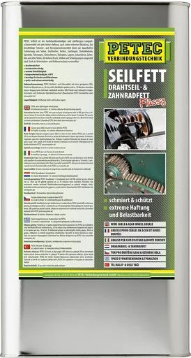 "Seilfett - Drahtseil- und Zahnradfett, 5 Liter Kanister image"