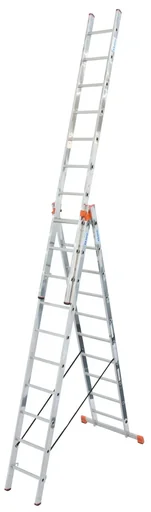 ""TRIBILO" SPROSSEN-VIELZWECKLEITER, DREITEILIG 3x10 SPROSSEN image"