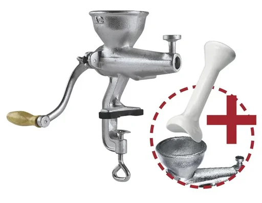 "Frucht - und Beerenpresse in Grauguss + Einfüllstutzen GRATIS image"