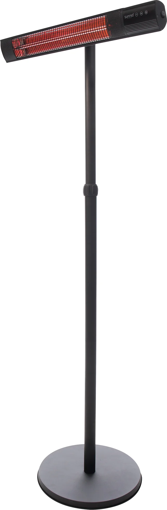 Standheizstrahler Dark Standing Black 2500 Watt