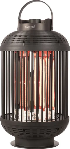 "Tischheizstrahler Indox Dark Table Black 1200 Watt image"