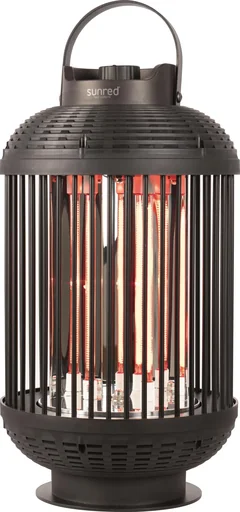 "Tischheizstrahler Indox Dark Table Black 1200 Watt image"