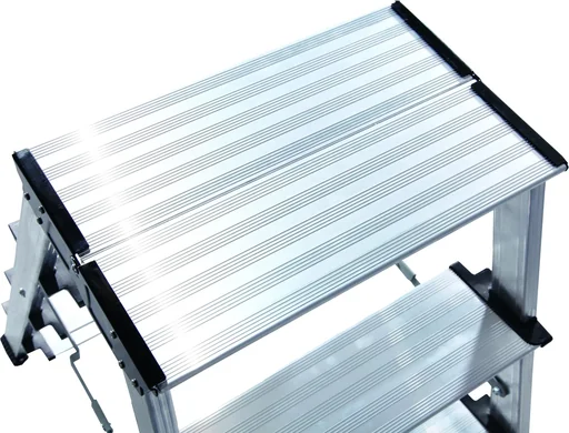 "Treppo Doppel-Klapp Tritt (Alu), 2x3 Stufen image"