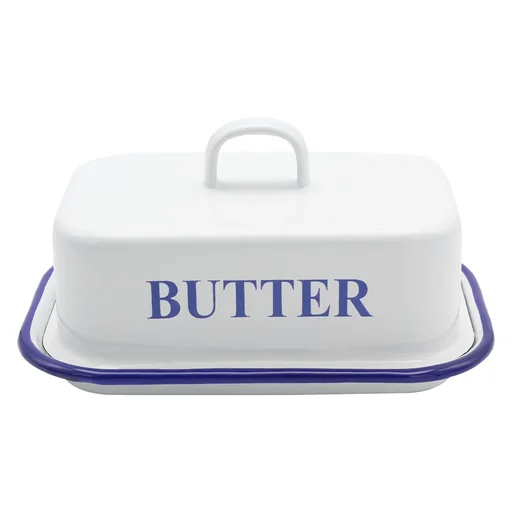 "Butterdose Emaille 17 x 12 x 9 cm image"