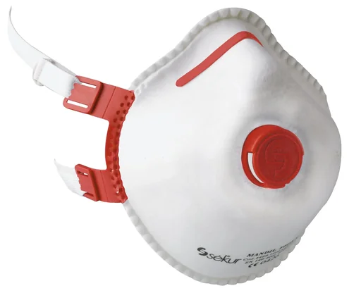 "Atemschutzmaske Mandil FFP 3 mit Ventil, 5 Stück image"