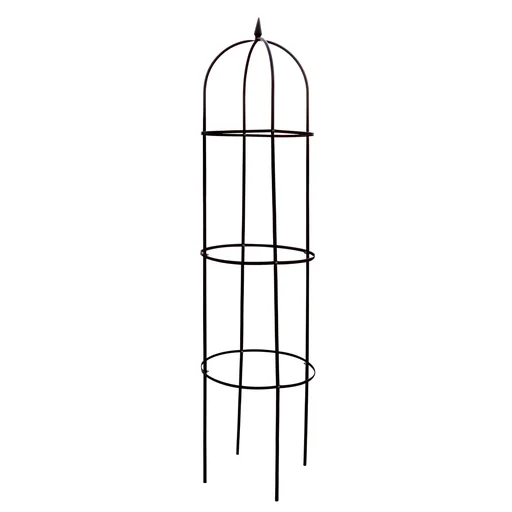 "Rankhilfe, Obelisk, aus Stahl, beschichtet, Grün, 192 x 40cm image"