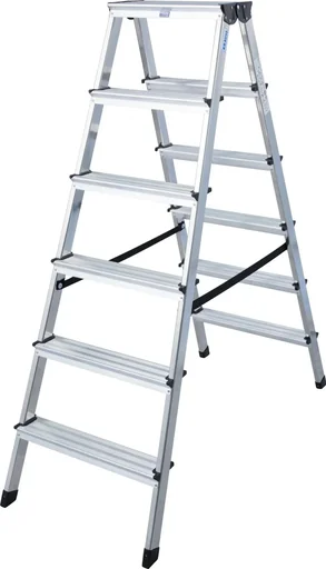 "„DOPPLO“ STUFEN-DOPPELLEITER 2x6 STUFEN image"