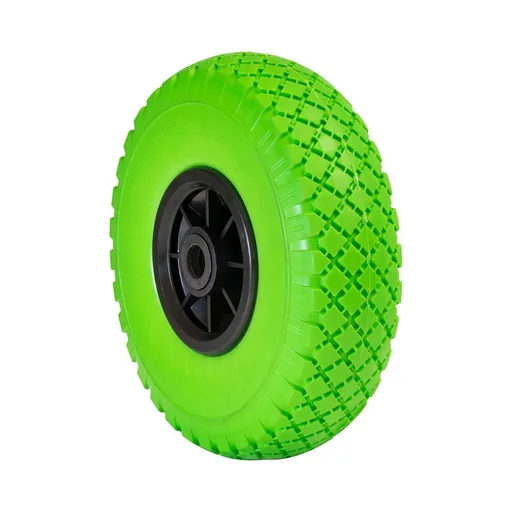 "Sackkarrenrad PANNENSICHER - Ø Rad 260 mm, PU geschäumtes Rad, Rollenlager, Felge 75 mm, Achse 20 mm, Tragkraft 100 kg image"