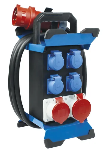 "Stromverteiler STECKY 12 4x Schuko je 1x CEE400/16A+32A 4,5mH07RN-F 5G4 image"