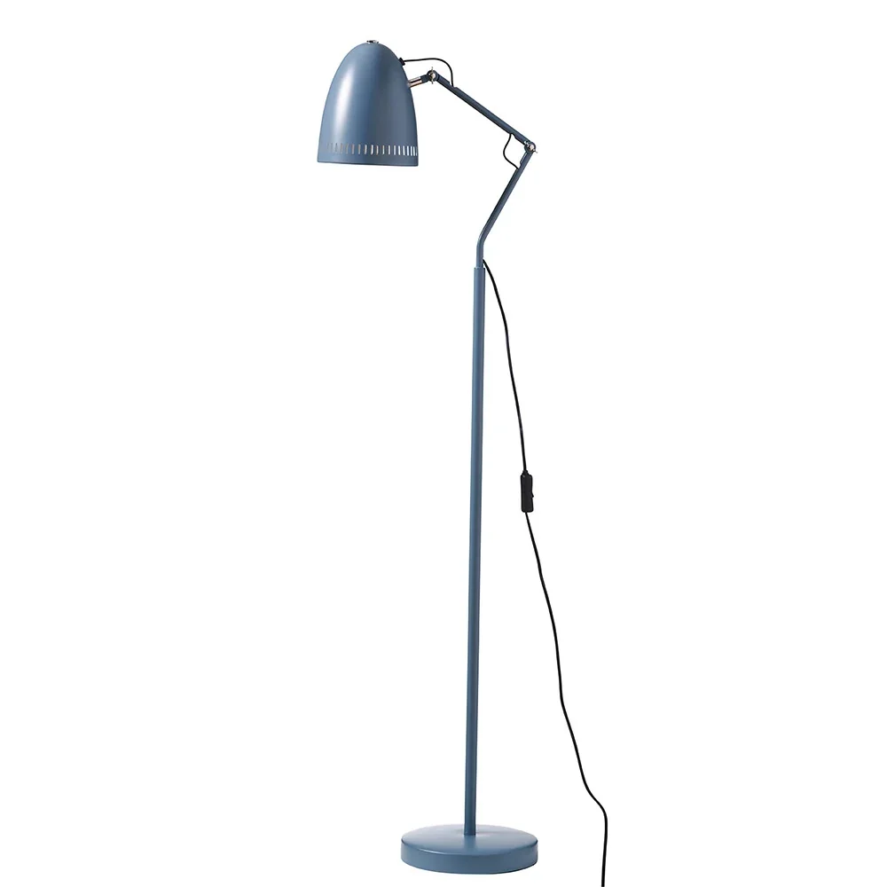 "Superliving Stehlampe Metall "Dynamo" matt rauchblau image"