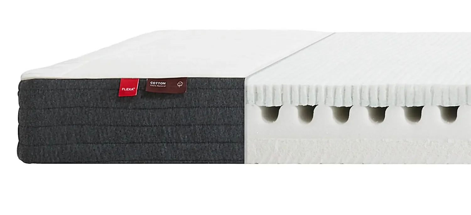 "Flexa Matratze - Sleep, mit Baumwollbezug, Größe: 120 x 200 cm image"