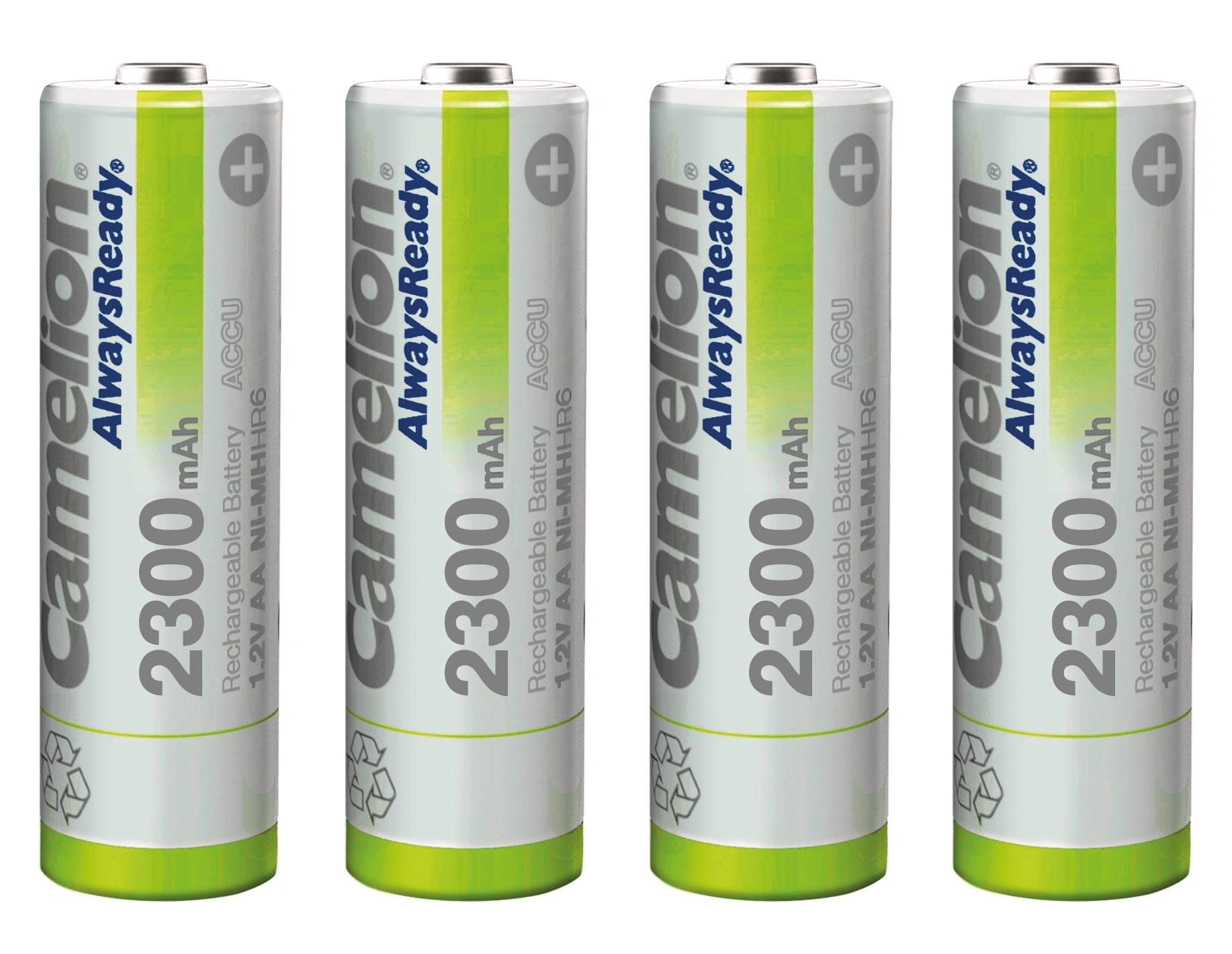 NiMH Mignon (AA) V-Akku mit 2300 mAh - 4er Set