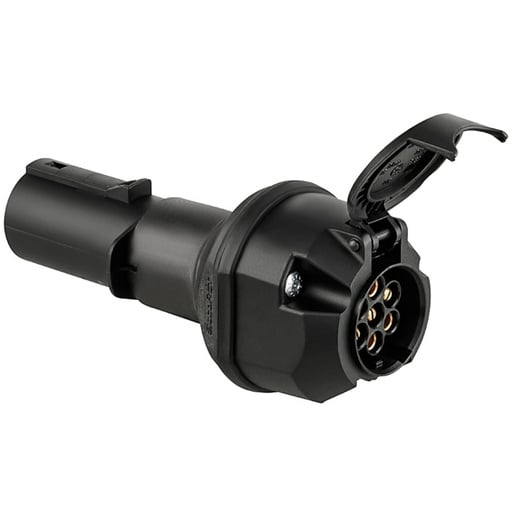 "Spannungsreduzierer 24 Volt auf 12 Volt, 7-polig N auf 7-polig PKW image"