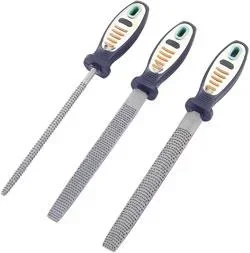 "Holzraspel Set 3 tlg. mit halbrunden, runden- + flachen Holzraspeln image"